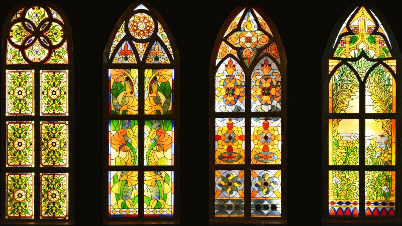 Colorful Stained Glass Art