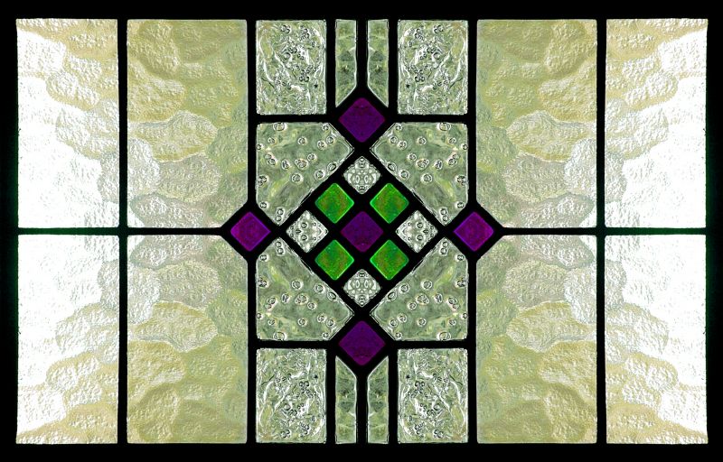 Decorative Stained Glass Panel
